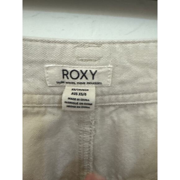 Roxy Left Again Women’s Cream Cargo Pants - Size XS - Picture 5 of 14